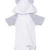 onesie with hood and ears, my michigan roots onesie, michigan onesies, michigan onesie for babies, mi onesies for babies