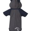 onesie with hood and ears, my michigan roots onesie, michigan onesies, michigan onesie for babies, mi onesies for babies