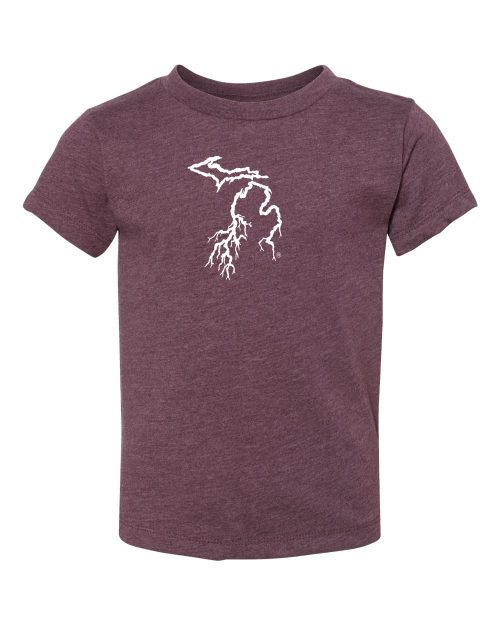 toddler apparel, toddler michigan roots tshirt, toddler michigan tshirt, michigan roots shirt for kids, michigan tshirts for kids, my michigan roots clothing