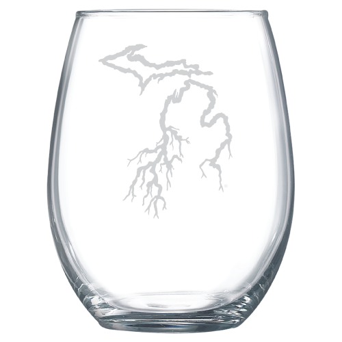 michigan wine glass, mi wine glass, michigan glasses, michigan glass, my michigan roots, michigan dishes
