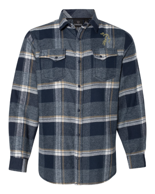 michigan indigo flannel, flannel shirts, my michigan roots, flannel shirts