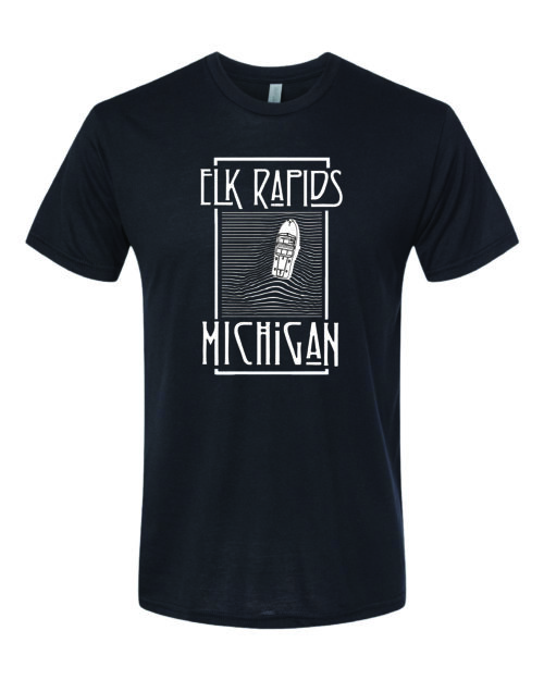 Elk Rapids Wooden Boat T-Shirt, elk rapids t-shirt,