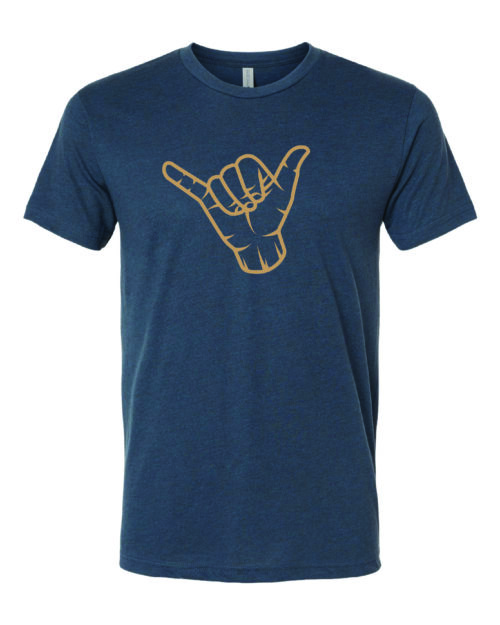Shaka Hang Loose Michigan Graphic T-Shirt, shaka tshirt, hang loose tshirt, shaka michigan tshirt, shaka mi apparel
