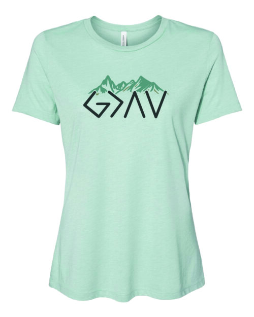 women's god is grater t-shirt, women's apparel, women michigan shirts, michigan women's tshirts