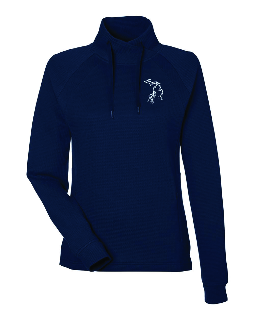 michigan apparel, michigan hoodies, michigan roots, my michigan roots apparel, women's crossneck pullover, women's apparel in michigan